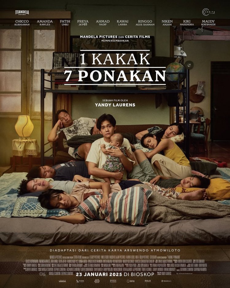 Sinopsis Film “1 Kakak 7 Ponakan”: Kisah Haru Chicco Kurniawan Sebagai Orang Tua Tunggal