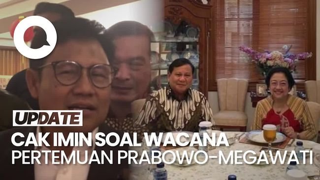 Video: Cak Imin Sambut Baik Wacana Pertemuan Megawati-Prabowo