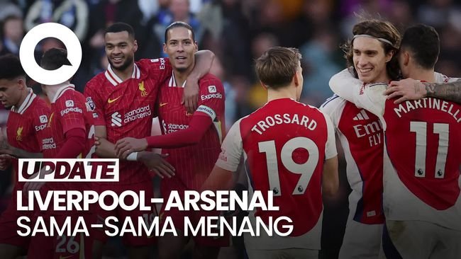 Video: Liverpool dan Arsenal Sama-sama Tersenyum