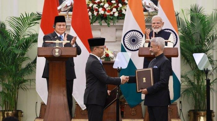 Presiden Prabowo dan PM Modi Jalin Kerjasama, Ini 5 MoU Indonesia-India