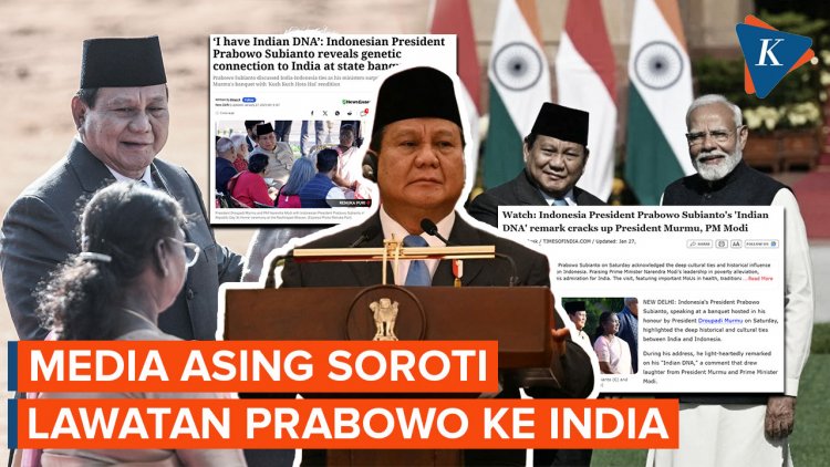 Media Asing Soroti Kunjungan Prabowo ke India