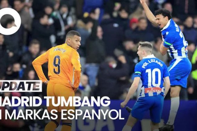 Video: Real Madrid Tersungkur di Markas Espanyol