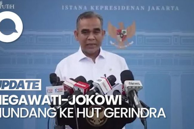 Video Gerindra Undang Megawati hingga Jokowi di HUT Partai 15 Februari