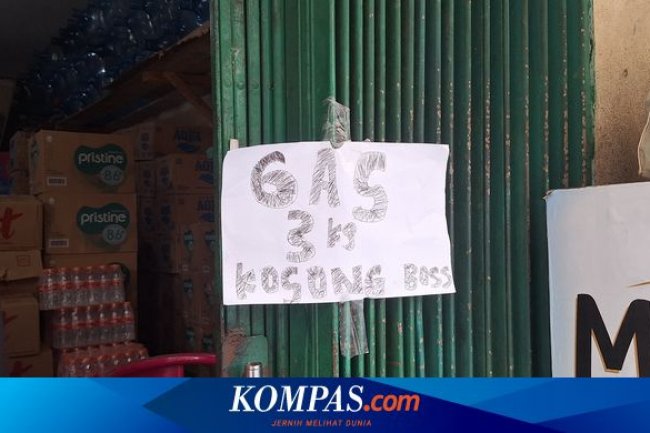 Stok Elpiji 3 Kg di Pengecer Cipete Jaksel Masih Kosong