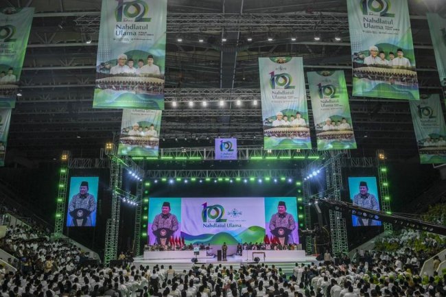 FOTO: Presiden Prabowo Hadiri Puncak Harlah Ke-102 NU