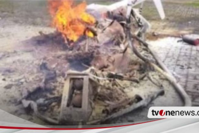 Seorang WNI Diduga Tewas dalam Peristiwa Helikopter Jatuh di Malaysia