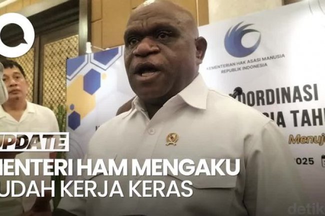 Video: Pengakuan Natalius Pigai Kerja Keras Sampai Sering Tidur di Kantor
