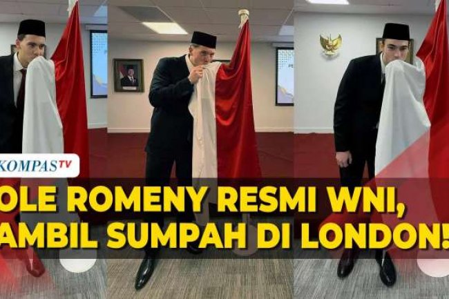 RESMI! Potret Ole Romeny, Tim Geypens dan Dion Markx saat Ambil Sumpah Menjadi WNI di London