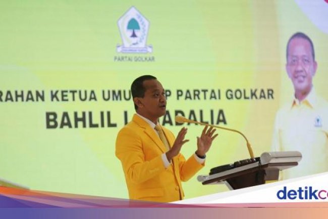Kelakar Bahlil soal Gas Saat Mik Berdengung di Rakernas Golkar