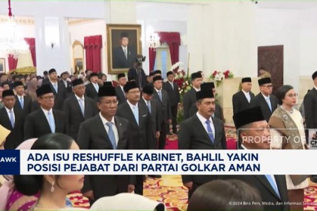 Video: Bahlil Yakin Posisi Menteri Golkar Aman dari Reshuffle