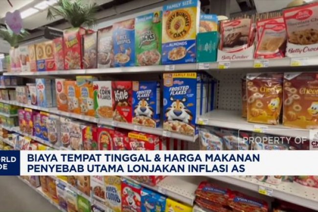 Video: Biaya Tempat Tinggal & Harga Makanan Dorong Lonjakan Inflasi AS