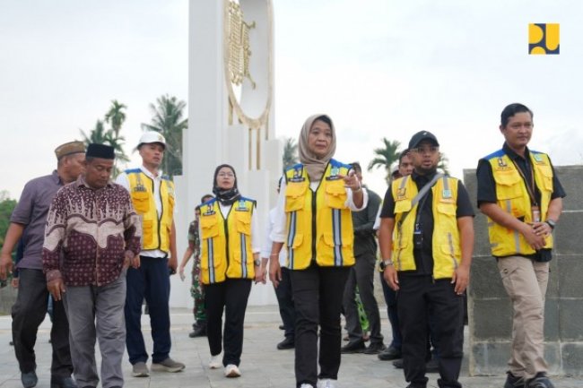 Wamen Diana Tinjau Memorial Living Park, Kawasan Peringatan Peristiwa Pelanggaran HAM di Aceh