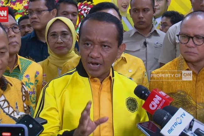 VIDEO: Bahlil Ngaku Tak Tahu Siapa Raja Kecil di Pidato Prabowo