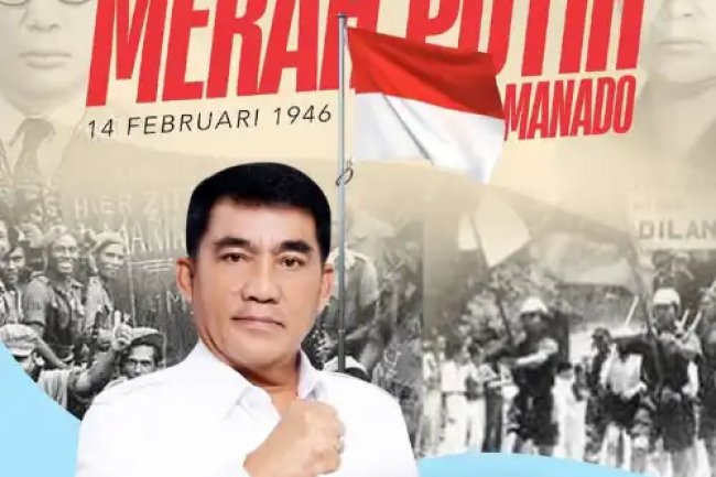 Yulius Selvanus Peringati Peristiwa Merah Putih di Manado: Perlawanan Rakyat Sulut Pertahankan Kemerdekaan