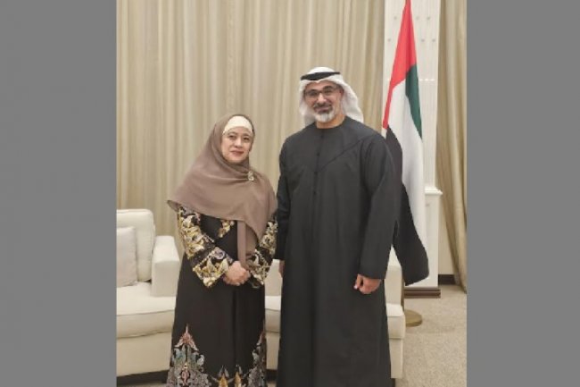 Puan Maharani Bertemu Pangeran Khaled di Abu Dhabi, Ajak Beri Perlindungan Anak dan Perempuan