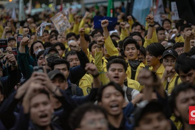 Tak Ada 'Indonesia Gelap' di Jakarta Hari Ini, Aksi Puncak Besok