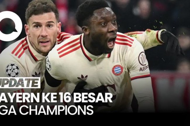 Video: Gol Davies di Injury Time Bawa Bayern ke 16 Besar Liga Champions