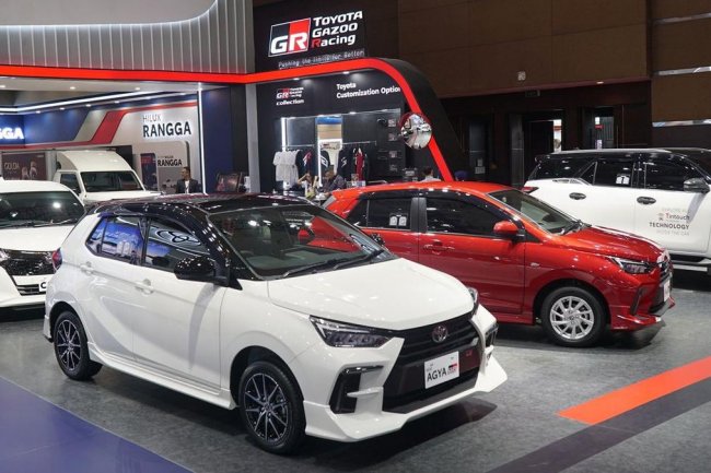 New Toyota Agya Stylix GR Aeropackage Tampil Perdana di IIMS 2025