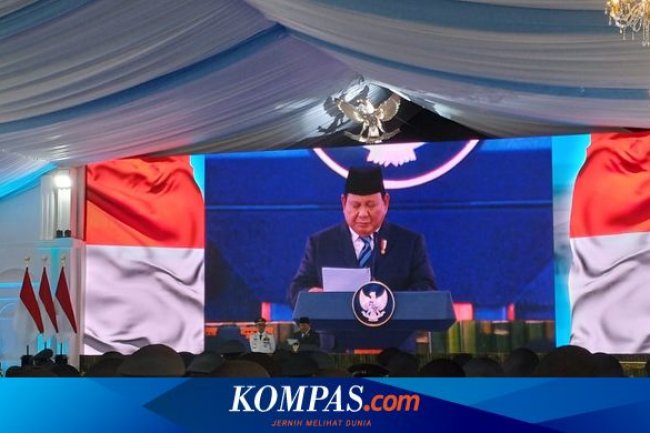 Pidato Lengkap Prabowo Usai Melantik 961 Kepala Daerah