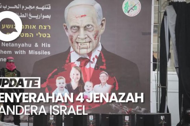 Video: Hamas Serahkan 4 Jenazah Sandera Israel Lewat Palang Merah Internasional