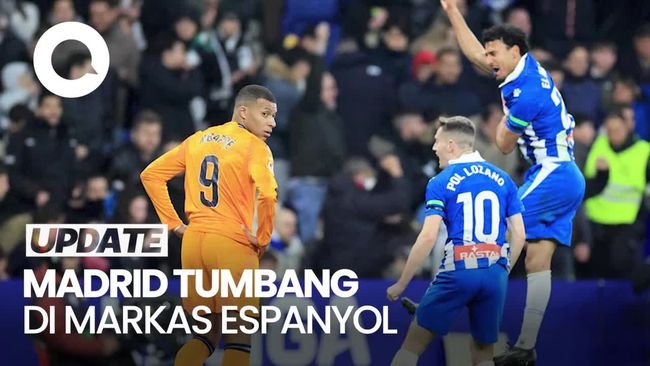 Video: Real Madrid Tersungkur di Markas Espanyol