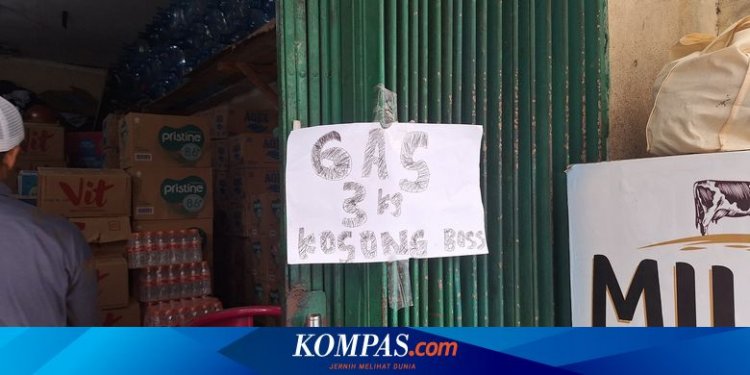 Stok Elpiji 3 Kg di Pengecer Cipete Jaksel Masih Kosong