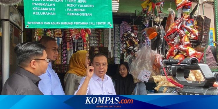 Sufmi Dasco Blusukan ke Pengecer Elpiji 3 Kg di Palmerah, Cek Stok dan Antrean Warga