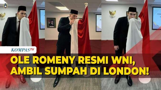 RESMI! Potret Ole Romeny, Tim Geypens dan Dion Markx saat Ambil Sumpah Menjadi WNI di London