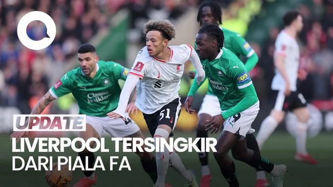 Video: Liverpool Kalah 0-1 Vs Plymouth Setelah Mengandalkan Pemain Cadangan