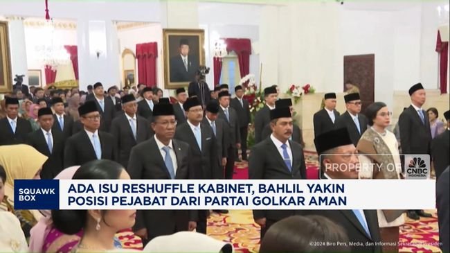 Video: Bahlil Yakin Posisi Menteri Golkar Aman dari Reshuffle