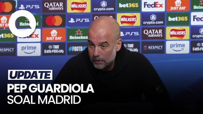 Video: Man City Akui Madrid Menampilkan Permainan Terbaik Meski di Masa Sulit