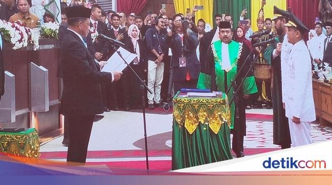 Mendagri Lantik Gubernur-Wagub Aceh, Jusuf Kalla Hadir