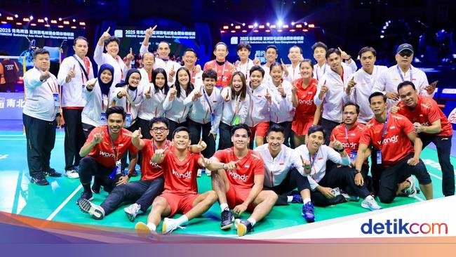 BNI Puji Atlet RI Cetak Sejarah di Badminton Asia Mixed Team Championship