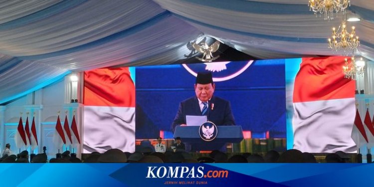 Pidato Lengkap Prabowo Usai Melantik 961 Kepala Daerah