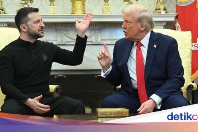 Perjanjian Mineral Batal Diteken Usai Trump-Zelensky Cekcok di Gedung Putih