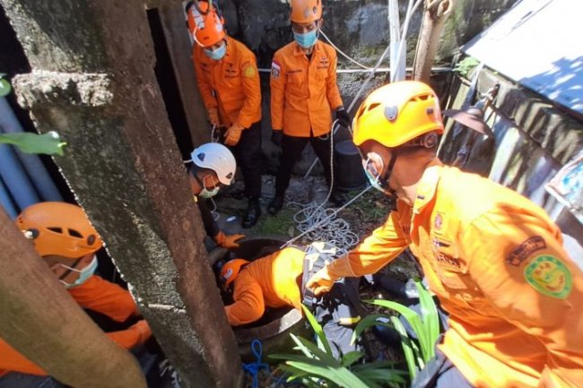 Tim SAR Temukan Suparta tak Bernyawa di Sumur -