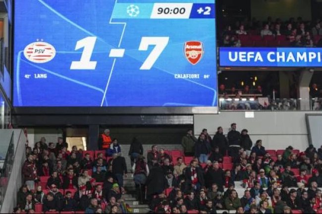 Hasil Liga Champions Tadi Malam: Arsenal Pesta Gol, Real Madrid Menang Tipis