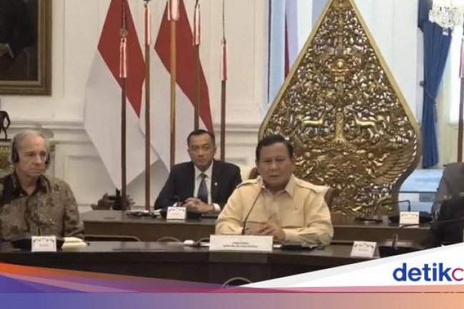 Prabowo ke Investor AS Ray Dalio: Kami Perlu Nasihat Kritis
