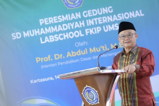 Mendikdasmen Resmikan SD Muhammadiyah Internasional Labschool UMS