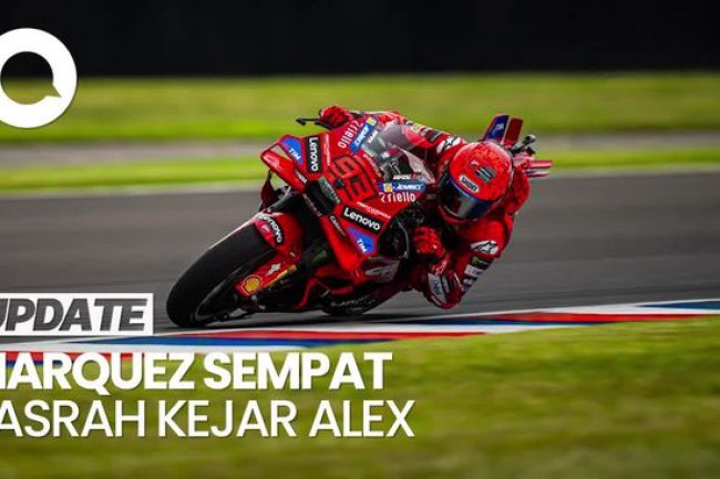 Video Marquez Nyaris Nyerah Lawan Alex di MotoGP Argentina