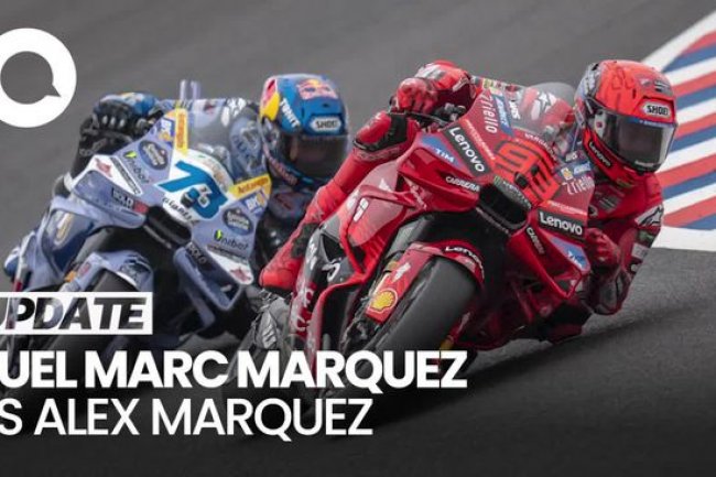 Video 'Perang Saudara' Lagi di MotoGP Argentina, Marc Marquez Juaranya