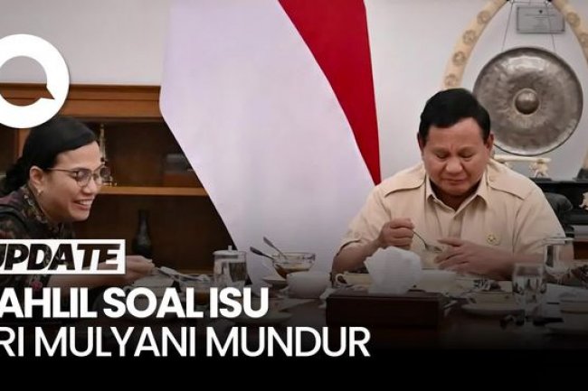 Video Respons Bahlil soal Isu Menkeu Sri Mulyani Mundur