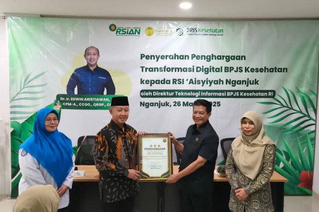 Direktur Teknologi Informasi BPJS Kesehatan Kunjungi RSI Aisyiyah Nganjuk