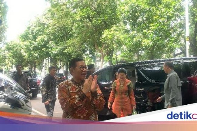 Pramono dan Rano Karno Halalbihalal ke Rumah Megawati