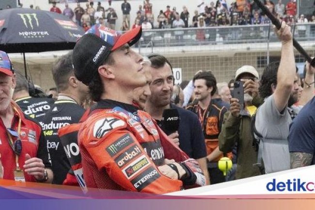 'Provokasi' Marquez yang Bikin Start MotoGP AS Kacau dan Ditunda