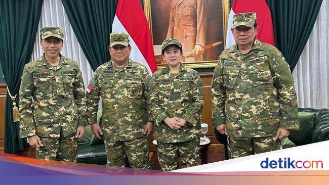 Elite PD Nilai Ada Energi Pada Momen Hangat Prabowo-SBY-Jokowi-Puan