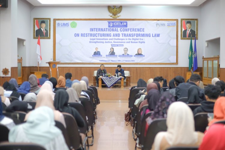 Keren! Konferensi Internasional FH UMS Bahas Ancaman dan Peluang Hukum di Era Digital