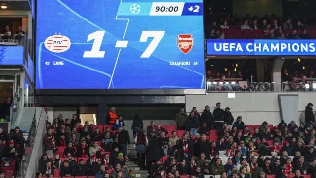 Hasil Liga Champions Tadi Malam: Arsenal Pesta Gol, Real Madrid Menang Tipis