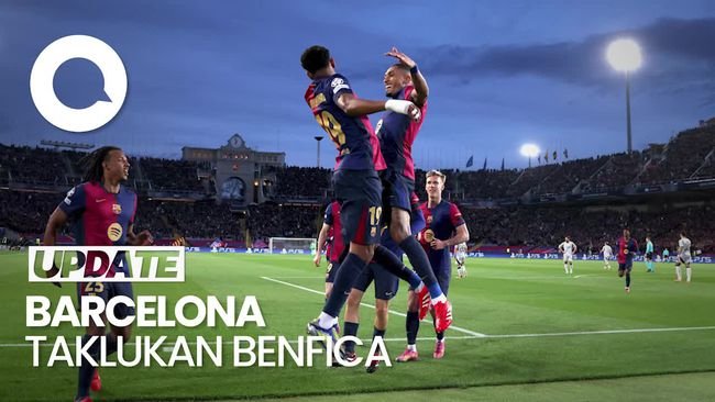 Taklukkan Benfica 3-1, Barcelona Lolos ke Perempatfinal