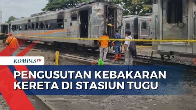 Kebakaran 3 Gerbong Kereta Eksekutif di Stasiun Tugu Yogyakarta, Peristiwa Terjadi saat Kereta Terpa